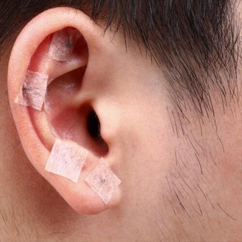 1000 pcs Disposable Ear Press Seeds Acupuncture Multi-Condition Ear Seed Acupressure Kit Vaccaria Plaster Bean Massage