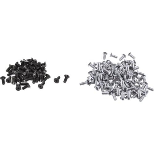 150 Pcs M3X8Mm Countersunk Screws :100 Pcs Thread Phillips Flat Head Countersunk Bolts Screws & 50 Pcs 10.9 Carbon Steel Counter