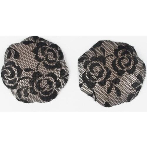 2 Pairs/lot Lace Silicone Nipple Cover Adhesive Breast Petals Invisible Chest Sticky Anti-bump Paste Gel Bra Women Intimates