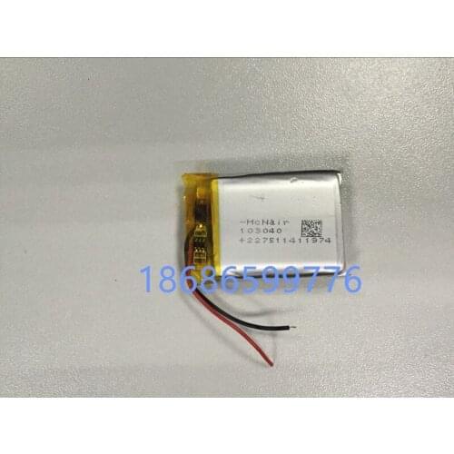 3.7V polymer lithium battery 103040 1200mAh recorder Bluetooth speaker Rechargeable Li-ion Cell