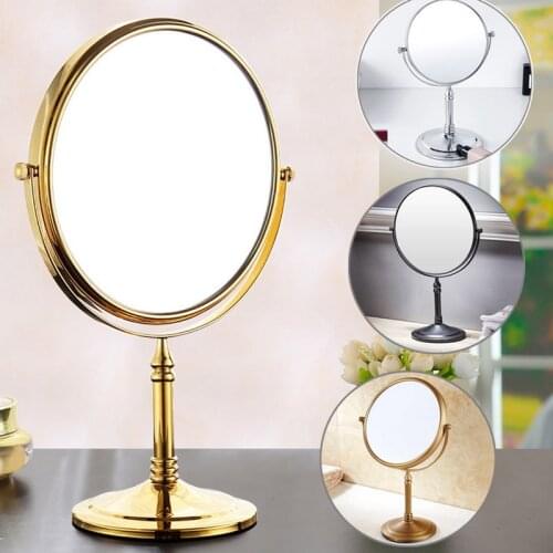 3X Magnifying Makeup Mirror 360 Degree Rotating 8 inch Round Shape Desktop Vanity Mirror Double Sided Makeup Mirror KD1398