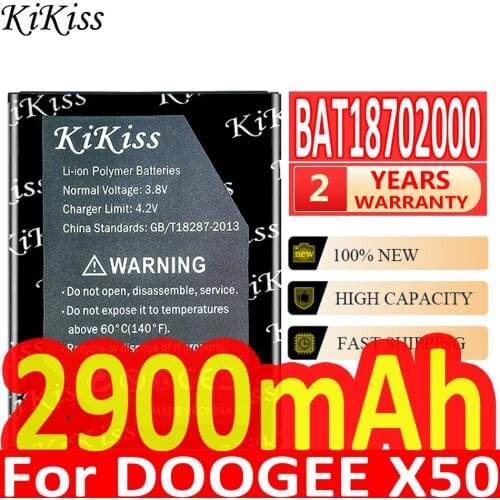 For DOOGEE X50 Battery Replacement BAT18702000 2900mAh Large Capacity Li-ion Backup Battery for DOOGEE X 50 Smart Phone