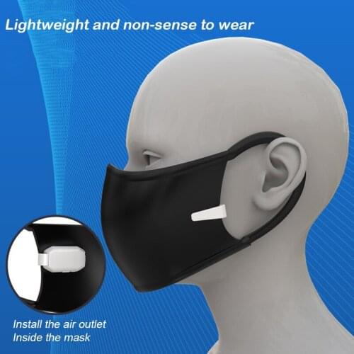 Anonymous Mask Personal Face Masque Fan Usb Charging Multipurpose Hands-free Clip-type Cooler For All Types Of Masque Jdh88