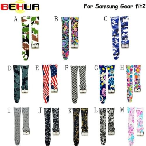 BEHUA Fashion Watch Band Luxury Replacement Silicone Wristband For Samsung Gear Fit 2 Fit2 SM-R360 Bracelet Strap Hot Sale Belt