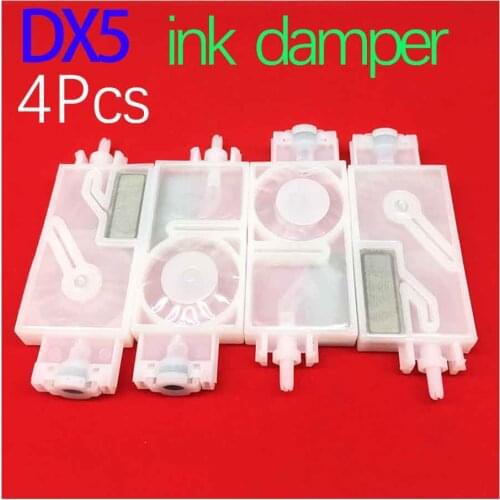 4PCS Dx5 ink damper for mimaki jv33 jv5 cjv30 roland mutoh Galaxy Human wit-color dx5 print head dumper filter