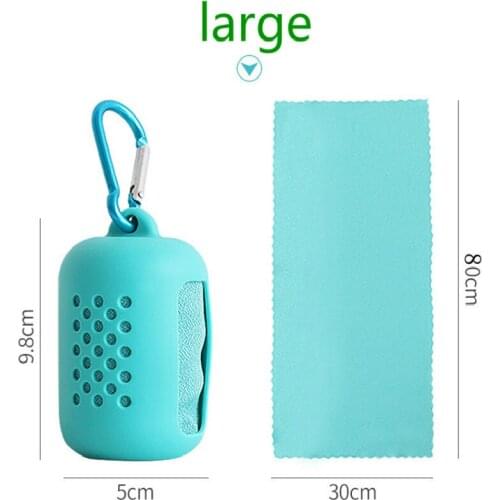 Hot Sale Cool microfiber Towel New Ice Cold Enduring Running Jogging Gym Instant Cooling Outdoor Sports Compact and portable