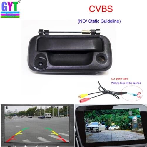 CCD Car Rear view Camera for Ford F150 F250 F350 F450 F550 F650 F750 2005-2014 Rover Tailgate Handle backup Camera Dynamic track