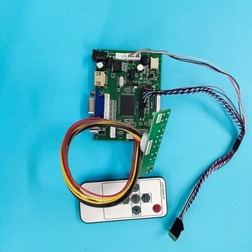 Kit Work for LTN156AT02 Driver Panel Display LED HDMI LCD 1366x768 2AV Remote VGA AV Monitor Screen 40pin Controller Board