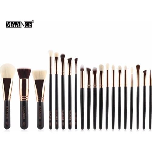 MAANGE 8/20 Piece Makeup Brushes Set Powder Foundation Contour Blending Eye Shadow Cosmetic Face Beauty Brush Tool Kits Pincel
