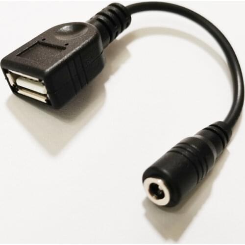 NCHTEK DC 4.0x1.7mm Female Jack PSP to USB A Female Power Plug Connector Cable Cord/Free Shipping/25PCS