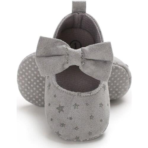 2019 New Autumn Fashion Infant Toddler Newborn Baby Girls Shoes Bow Printing Soft Crib Anti-slip Princess Shoes For Party