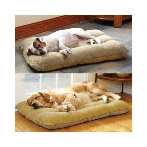 New Removable and Washable Pets Bed Pet Beds for Large Dogs Lamb Wool Pet Mat Dog Beds Accessories Puppy Supplies