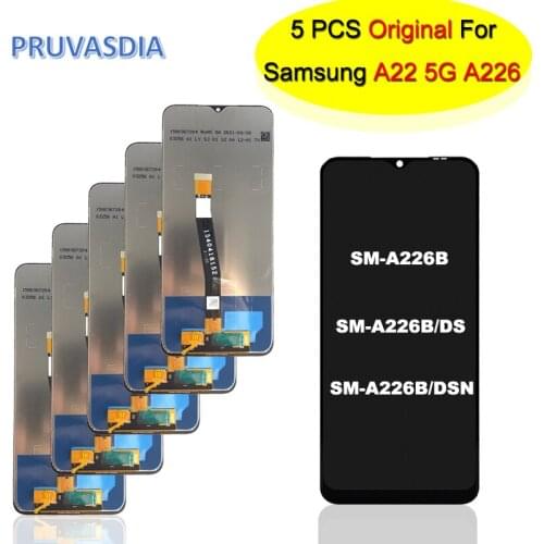 Wholesale 5 Piece For Samsung Galaxy A22 5G LCD Display Touch Digitizer Assembly For Samsung A226B A226B/DS lcd Replacement