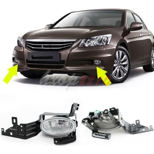 Fit For Honda Accord 8th 2011-2012 High quality Front Fog Bumper Lamp Light Assembly NO BULB 2pcs
