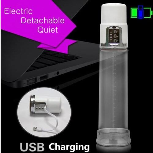 Electric Penis Pump Strong USB Rechargeable Automatic Penis Enlargement Vacuum Pump Erection Penis Enlarger Penis Extender