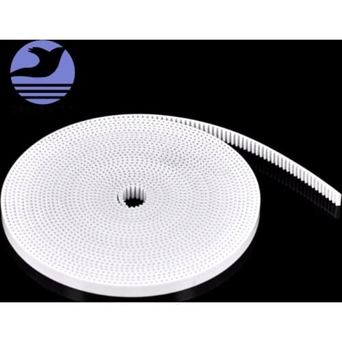 Free Shipping PU with Steel Core GT2 Belt 2GT Timing Belt Width 6mm 10M for 3D printer parts Anti-wear Reinforce Open Belt