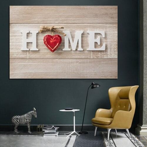 Modern Love HOME Canvas Print Painting Wall Art Print Pictures Canvas Painting Gift For Home Decoration Cuadros Home Decoration