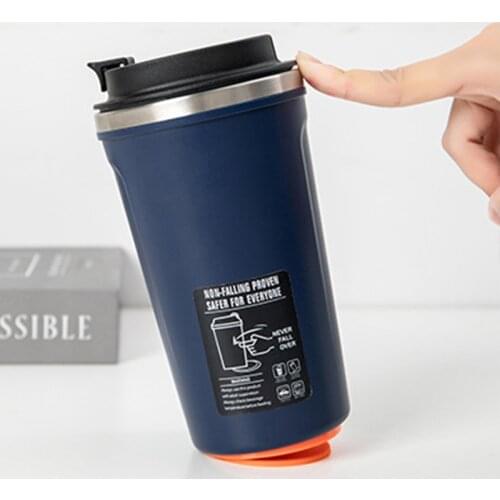 Stainless Steel Thermal Cup Flask Coffee Thermos Cup Mug Double Wall Insulated Vacuum Tumbler Not Fall Thermocup Keep Warm Cold