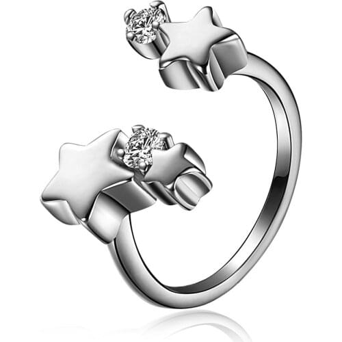 UUNICO 2020 new Fashion Wild creative Adjustable star shape Rings Gifts for Women Wedding Ladies Rings k820
