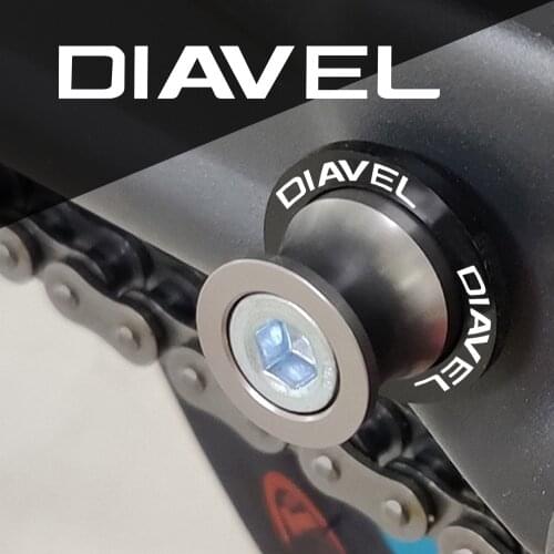 For DUCATI DIAVEL 2008 2009 2010 2011 2012 2013 2014 2015 2016 Swingarm Spool Slider Stand Screws 6MM Motorcycle Accessories
