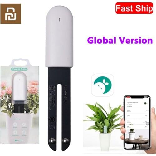 Youpin Flower Monitor Care Global Version Digital Plants Grass Soil Water Light Flower Care Smart Tester Sensor Flora Monitor
