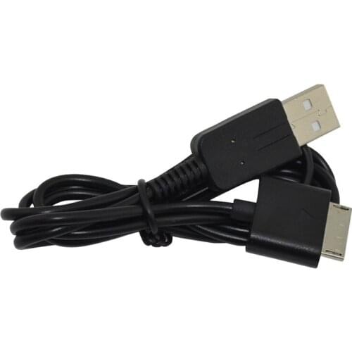 2 IN 1 Black USB Data Charge Cable For PSP GO USB Charger Cable Data Transfer Charging Cord Line for PSPGO