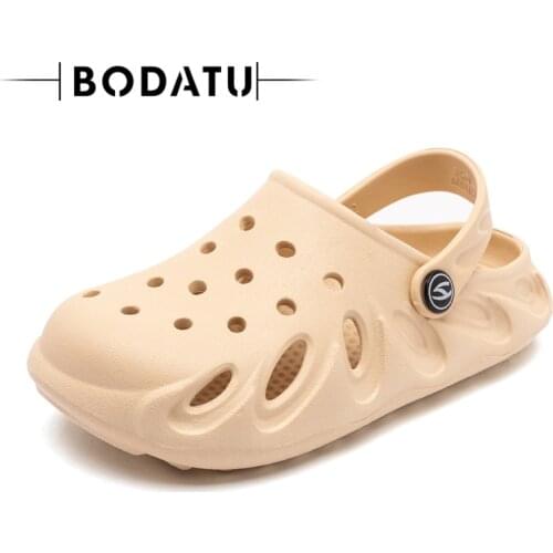 2021 Childrens Slippers BoyS Girls Garden Clogs Summer Non-slip Beach Swimming Slippers Soft Indoor and Outdoor Toddler Sandals