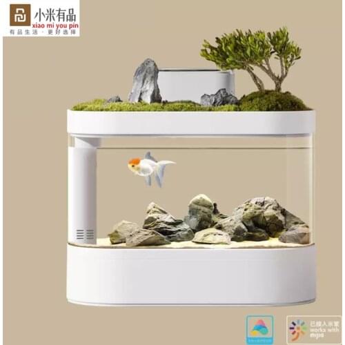 Xiaomi AI intelligent modular fish tank living room small desktop aquarium Feed the fish tank automatically exploration edition