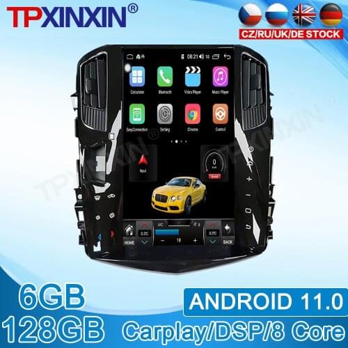 Android 11.0 For Nissan Teana 2012 2013 2014 -2018 Tesla Style Touch Screen Navigation 128GB Car Multimedia Radio Player Carplay