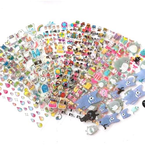 Eco Friendly Custom Cake Bear Scrapbook Journal Girls Stickers Cute Kawaii Peel Off Stickers