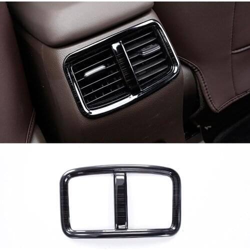 Car rear exhaust air outlet vent bright frame sticker Interior modification for KIA Sportage R SL 2018 Accessories car styling