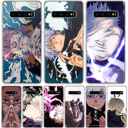 Japan Anime Jujutsu Kaisen Phone Case For Samsung Galaxy S10 S21 S20 FE Ultra Note 10 9 8 S9 S8 S7 Plus Lite Pro + J4 J6 Coque C