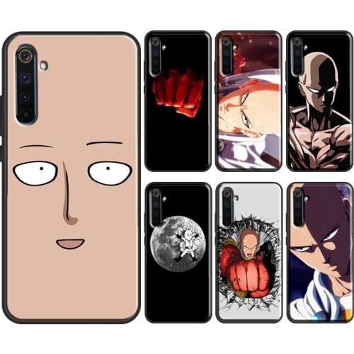 Anime One Punch Man Saitama For OPPO Realme GT Neo 6 7 8 Pro X2 X7 C11 C21 C3 Cover For OnePlus 8T 8 9 Pro Nord Case