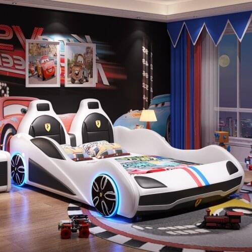 Childrens Bed Boy Single Bed Teenager Childrens Room Boy Kid Bed Small Bed Baby Cartoon Car Bed