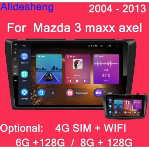 2G RAM Android 8.1 Car DVD Multimedia Player For MAZDA 3 2004 2005 2006 2007 2008 2009 Car Radios GPS Navigation