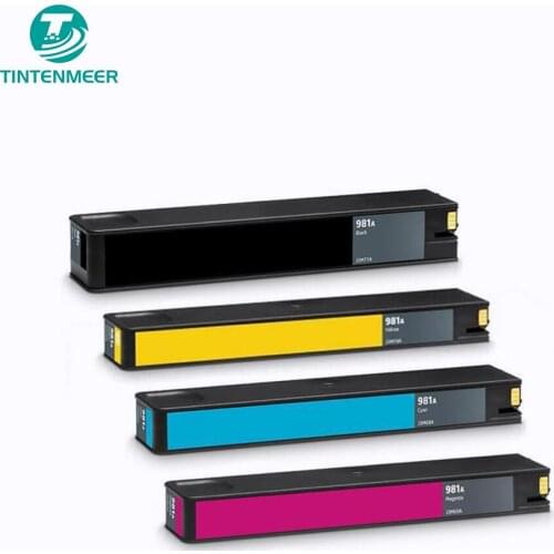 TINTENMEER cartridge 981 981a compatible for hp 550 580 556dn 556xh 586z 586dn 586f 586xh E58650z printer for hp981 for hp981a