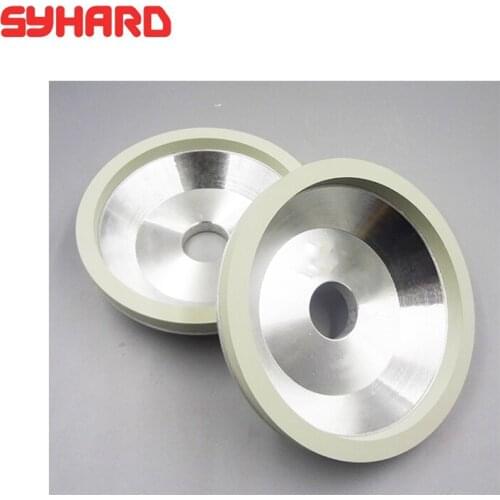 Ceramic Diamond Grinding wheel Bowl Shape Diameter 150mm PCD Abrasion Wheel Particle Size 80-10000