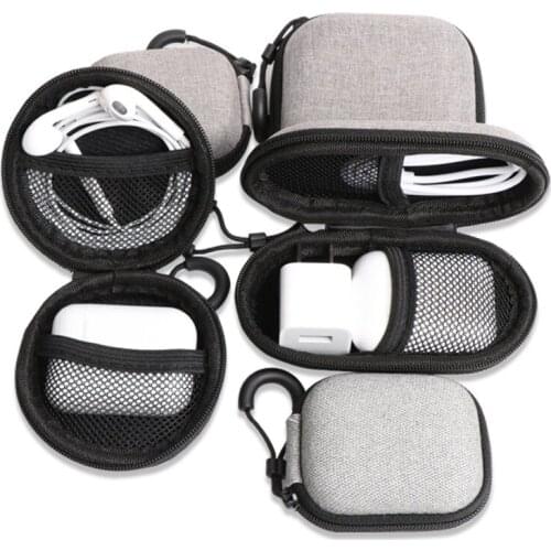 Multifunctional Portable EVA Headset Bag Data Cable Oximeter U Disk Charging Head Storage Box Bag Air Pods Case Purses