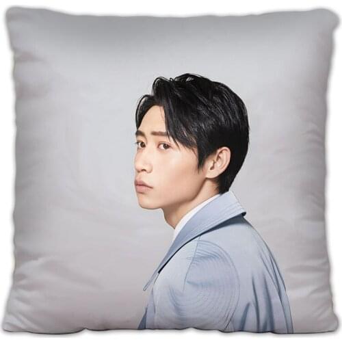 Happy Male Voice Wei Chen Pillowcase Pretty Scholar Yu Lexuan Same Paragraph Star Photo Poster Cushion Cover Souvenir Home Decor