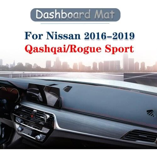 For Nissan Qashqai Rogue Sport 2016-2019 Anti-Slip Mat Dashboard Cover Pad Sunshade Dashmat Dash Carpet Auto Accessories