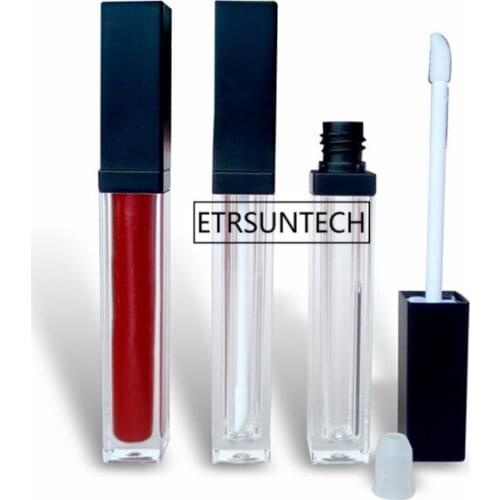 100pcs 5ml Lip gloss Tubes DIY Empty Cosmetic Container Refillable Bottles Liquid Lipstick Storage Bottle F3921