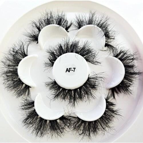 Mixed 4Pair 3D Mink Eyelashes Fluffy Dramatic Eyelashes Makeup Wispy Mink Lashes Natural Long False Eyelashes Thick Fake Lashes