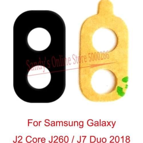 New Rear Camera Glass Lens For Samsung Galaxy J2 Core J260 / J7 Duo 2018 J720F J720 SM-J720F Back Big Camera Glass Lens Part