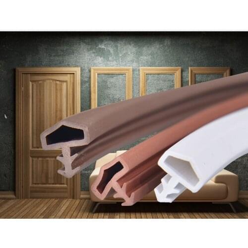 5*8mm 5M Wooden Door Thong Crash Bar Rpuf Article Window Doors And Windows Sealing Trip Windproof Card Slot Capitales 3 Colors