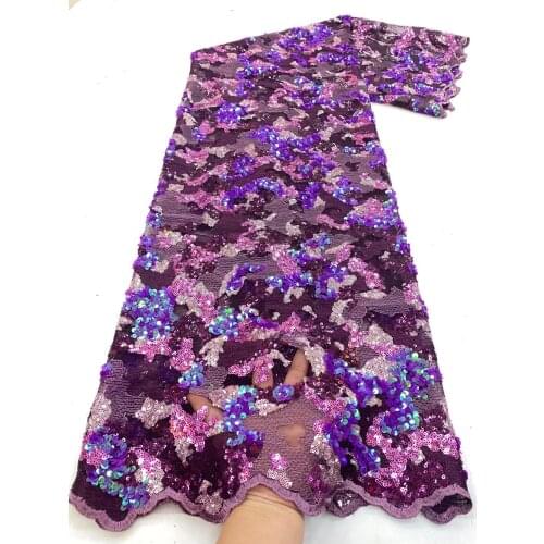 High Quality Embroidery African Lace Fabric SYJ-168683 French Net Lace Tulle Nigerian Lace Fabric