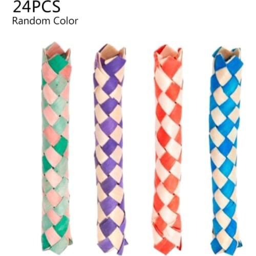 24 Pack Bird Chewing Toys Parrot Shredder Toy DIY Foraging Toys BirdS ParrotS Cage Shredder Toys for Conures