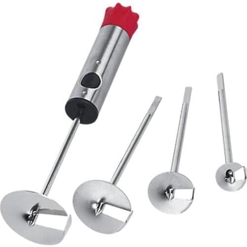 Corer 4pcs Fruit Vegetable Corer Remover Set Steel Gadgets Hole Digger Core Remove Device Vegetable Drill Kitchen Tool