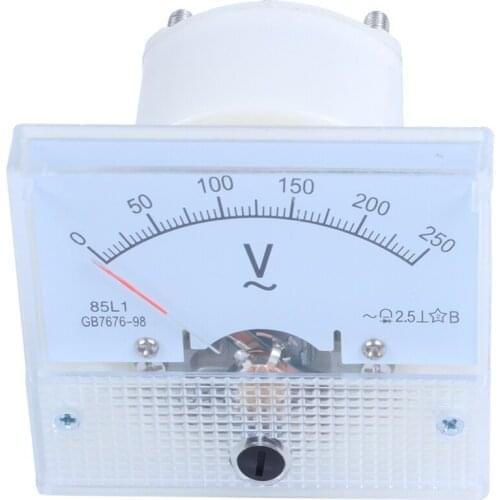Analog 85L1 AC 250 V Panel Meter Voltmeter Measuring Device Installation Equipment