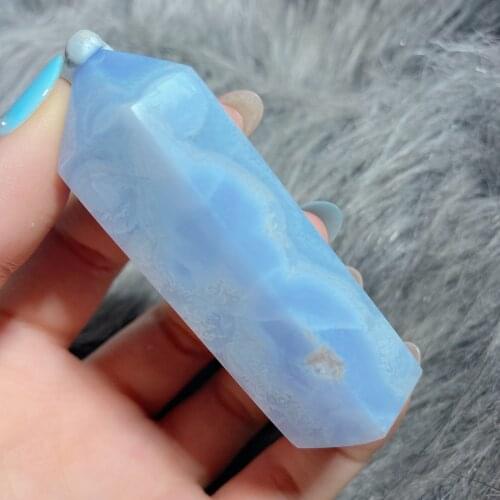 Blue Lace Agate Tower 2262
