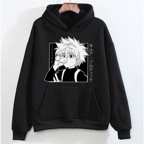 Hunter X Hunter Printed Hoodie Women Cartoon Hip Hop Hoodie Japanese Anime Costume Sweatshirt Autumn Oversized Girl Clothing